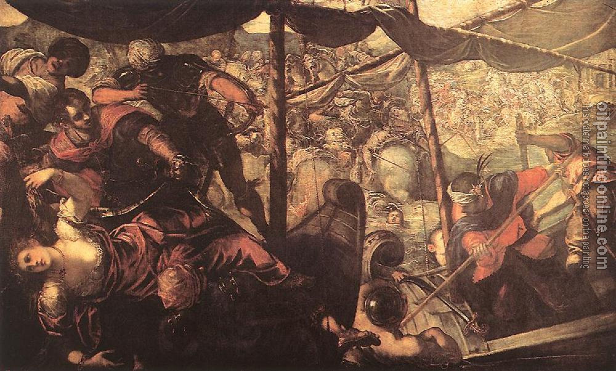Jacopo Robusti Tintoretto - Battle between Turks and Christians